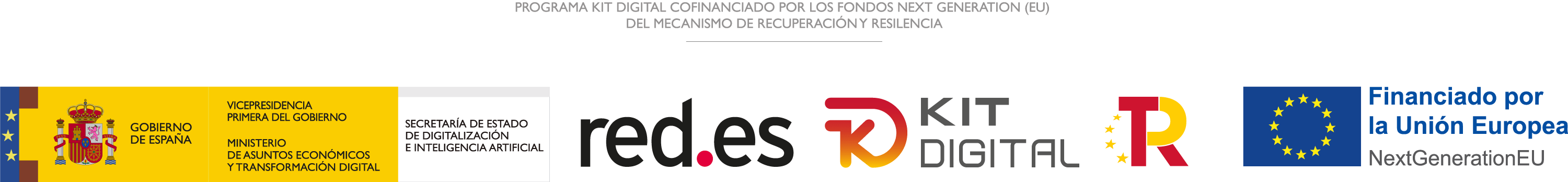 Programa Kit Digital cofinançat pels fons Next Generation (EU) del mecanisme de Recuperació i Resiliència