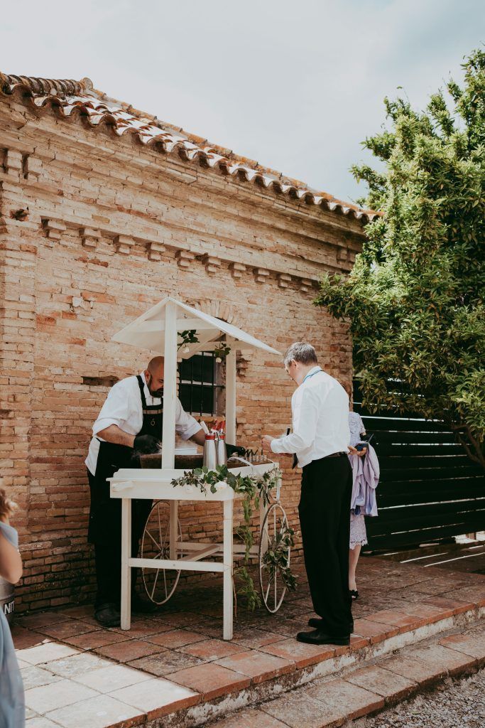 Show cooking amb refrescos per al casament. Say càtering. Foto: Beto Pérez.